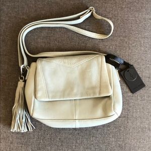 Day & Mood Gray Leather Purse - Crossbody Bag